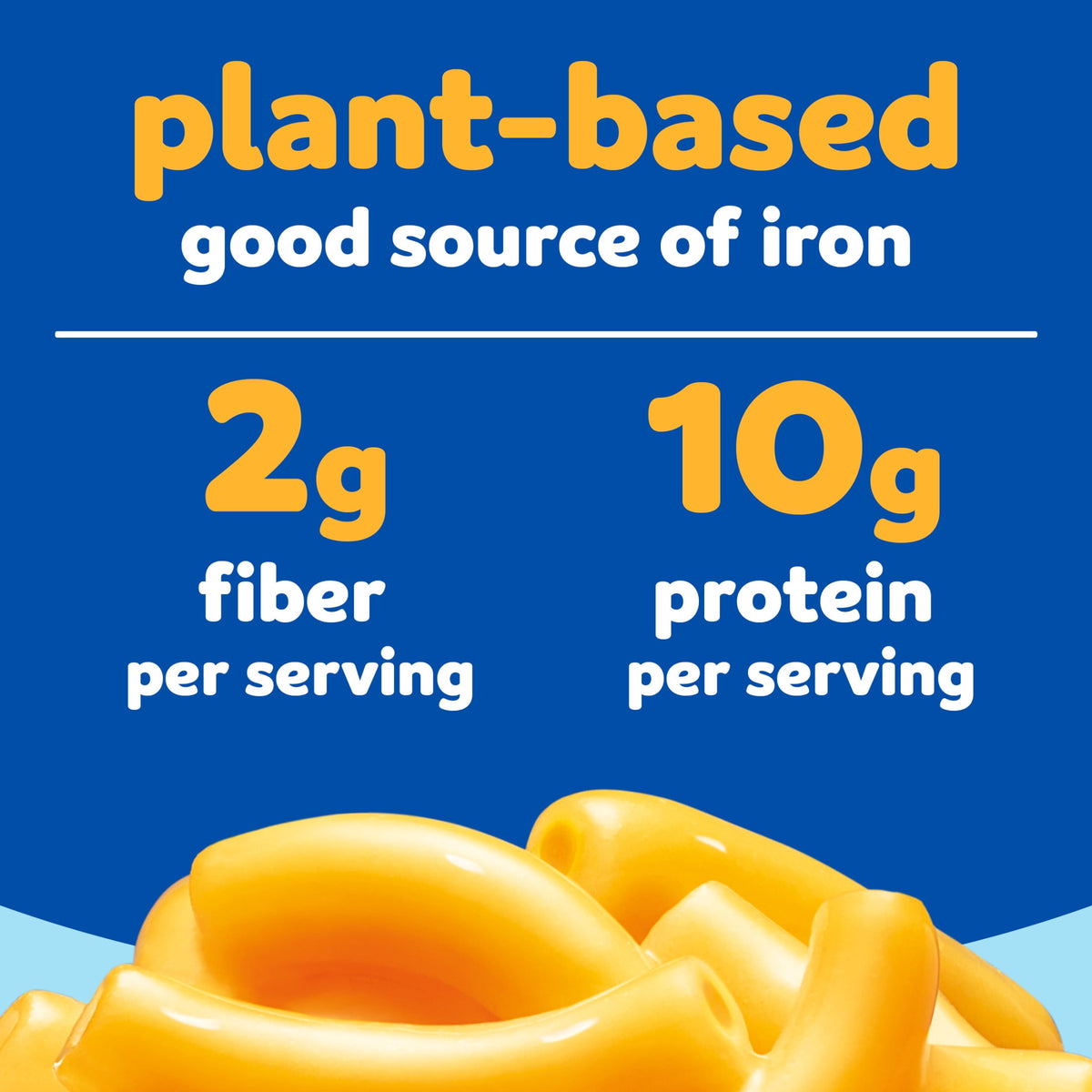 Kraft NotCo Lactose Free Mac and Cheese, 1 Box, Plant Based, Original Flavor, No Artificial Dyes, Good Source of Iron (15%), 10g of Protein (8% Daily