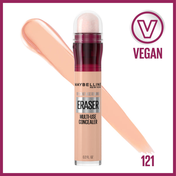 Maybelline Instant Age Rewind Eraser Multi-Use Concealer, Light Honey 121, 0.2 fl oz