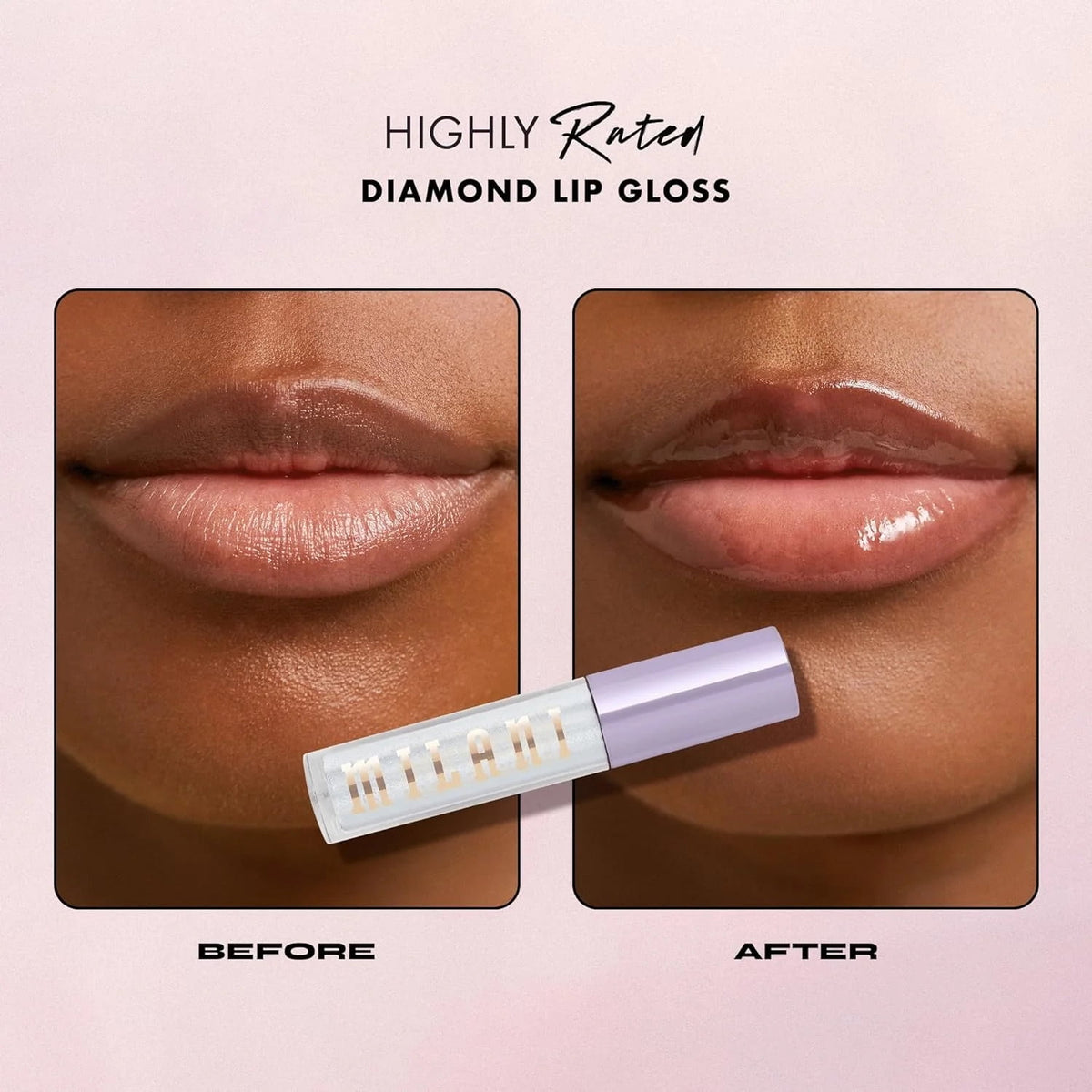Milani Highly Rated Diamond Lip Gloss, Clear
