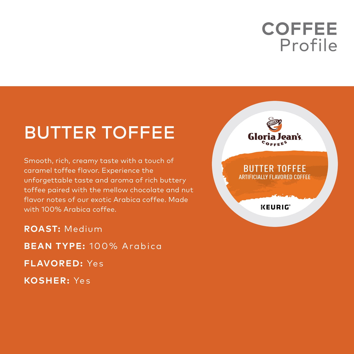 Butter Toffee Coffee K-Cups, 96/Carton