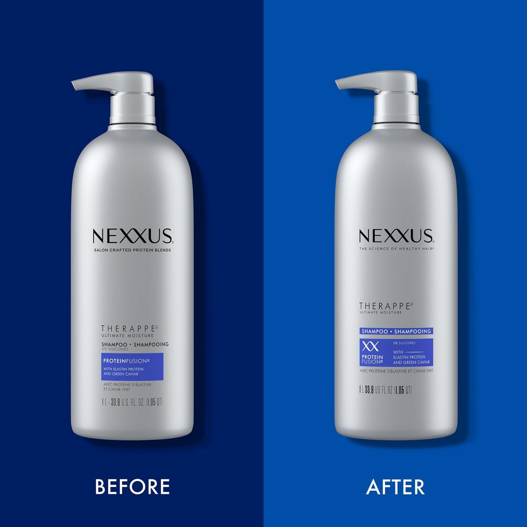 Nexxus Therappe Replenishing System Shampoo for Normal to Dry Hair, 33.8 oz