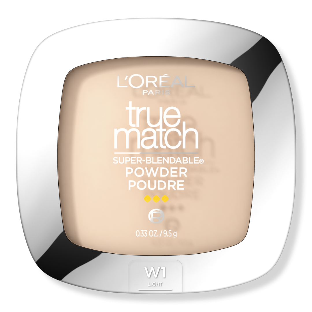 L'Oréal True Match Super-Blendable Powder, W1 Porcelain, 0.33 oz
