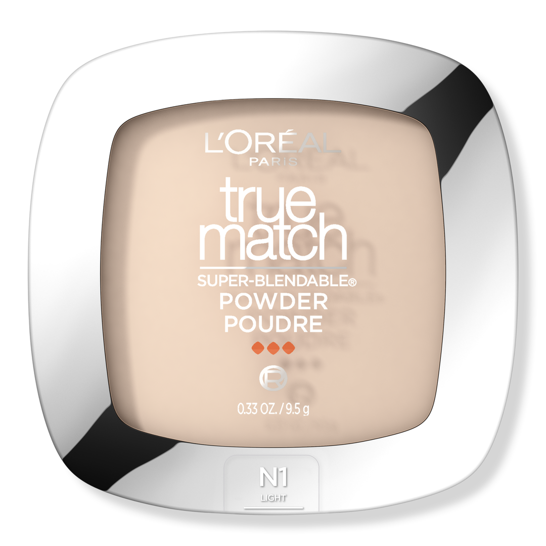 L'Oréal True Match Super-Blendable Powder, N1 Soft Ivory, 0.33 oz
