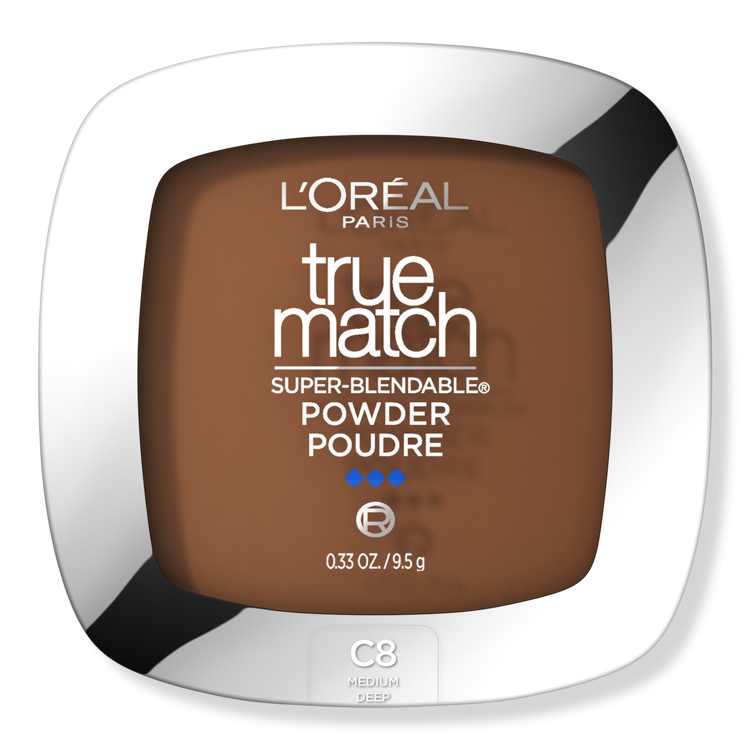 L'Oréal True Match Super-Blendable Powder, C8 Cocoa, 0.33 oz