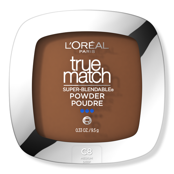 L'Oréal True Match Super-Blendable Powder, C8 Cocoa, 0.33 oz