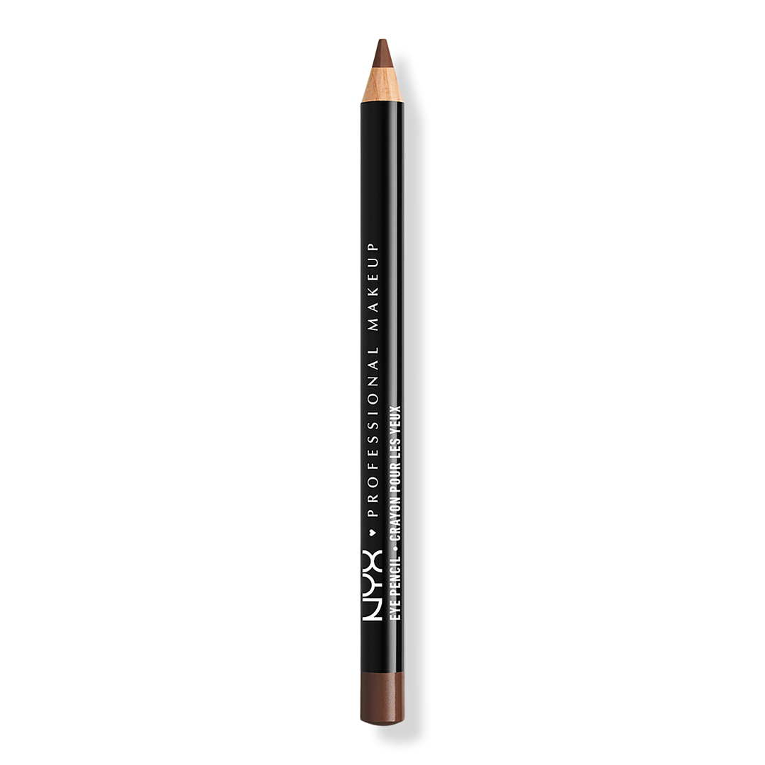 NYX Professional Makeup Slim Eye Pencil Long-Lasting Eyeliner, Dark Brown, 0.04 oz