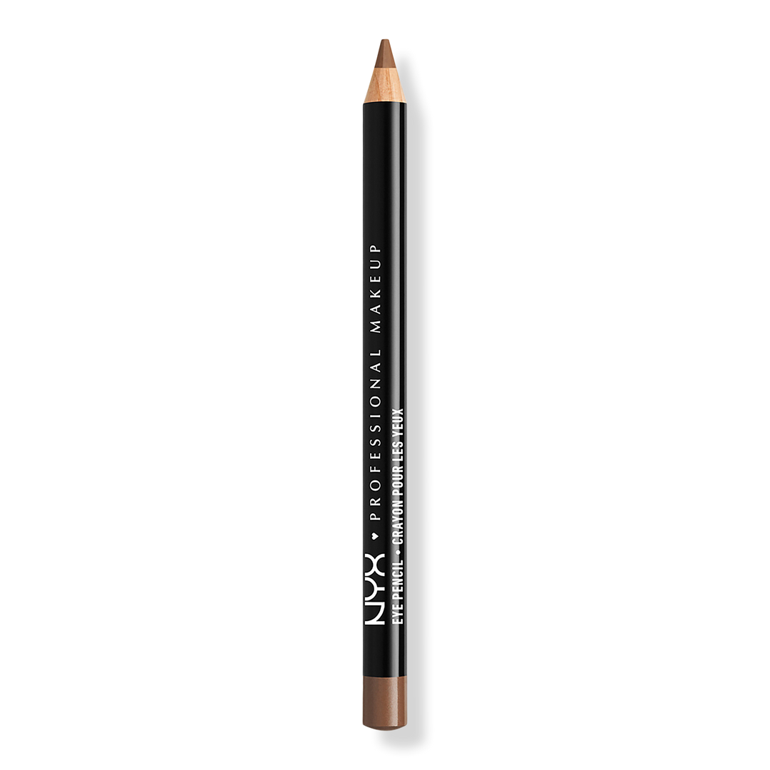 NYX Professional Makeup Slim Eye Pencil Long-Lasting Eyeliner, Light Brown, 0.04 oz