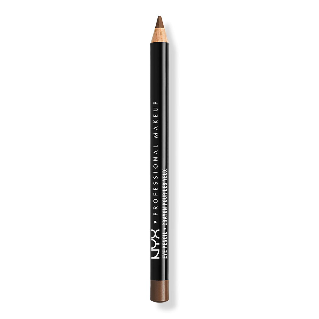 NYX Professional Makeup Slim Eye Pencil Long-Lasting Eyeliner, Medium Brown, 0.04 oz