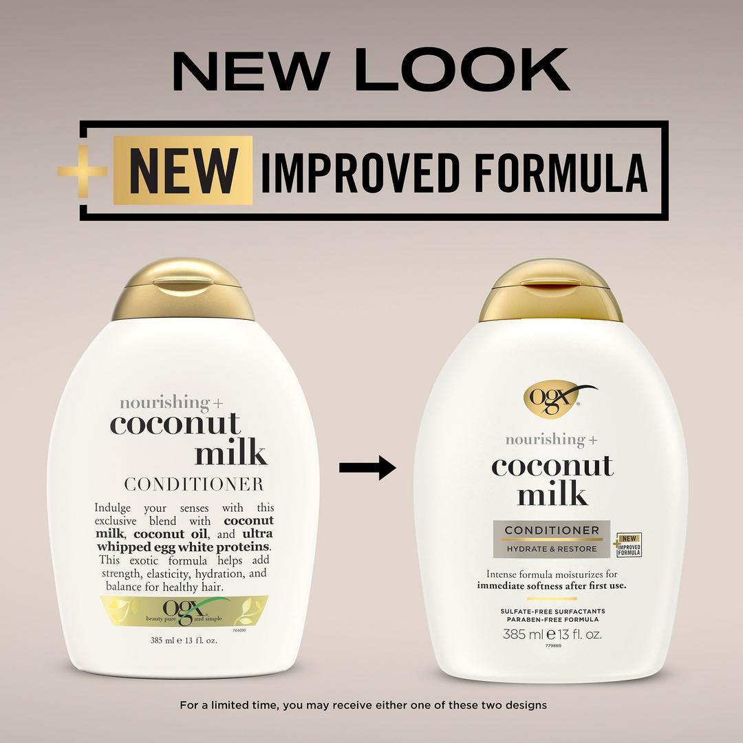 OGX Nourishing + Coconut Milk Conditioner, 13 oz