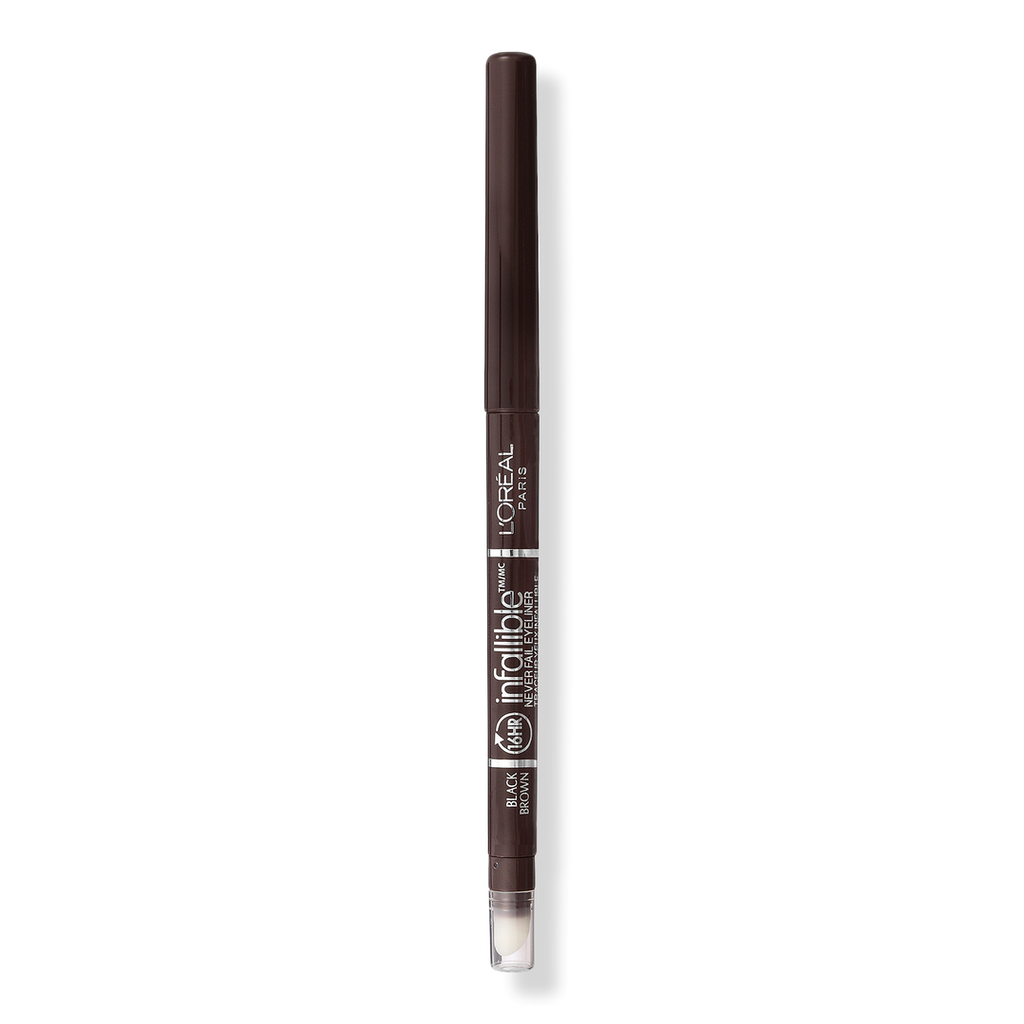 L'Oréal Infallible Never Fail Eyeliner, Black Brown, 0.008 oz