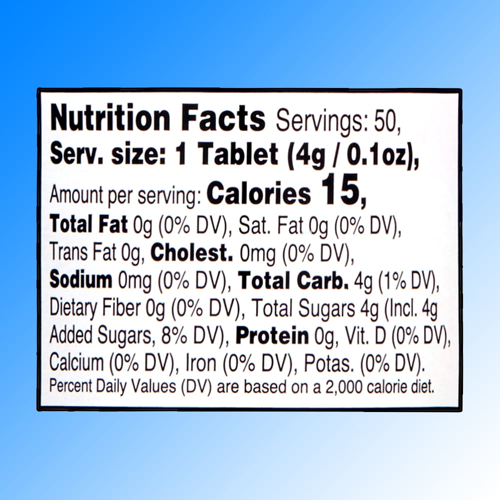 ReliOn Glucose Tablets, Tropical Fruit Flavor, 50 Count