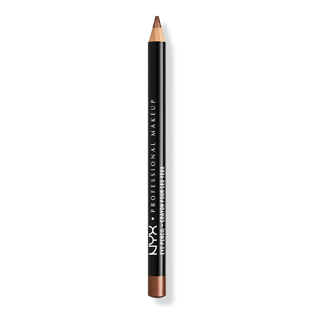NYX Professional Makeup Slim Eye Pencil Long-Lasting Eyeliner, Cafe, 0.04 oz