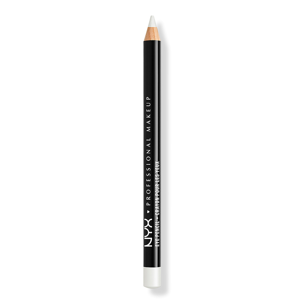 NYX Professional Makeup Slim Eye Pencil Long-Lasting Eyeliner, White Pearl, 0.04 oz