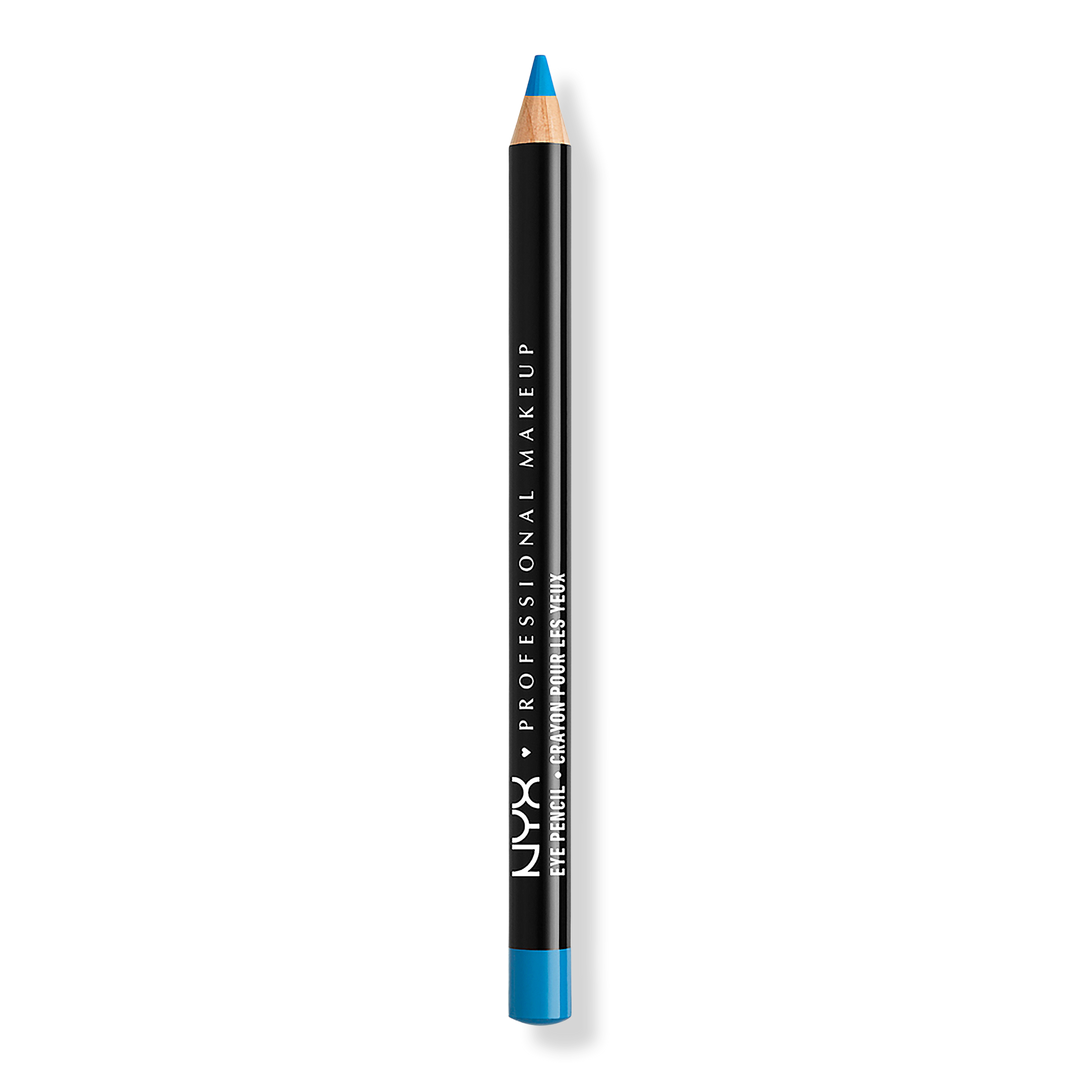 NYX Professional Makeup Slim Eye Pencil Long-Lasting Eyeliner, Electric Blue, 0.04 oz