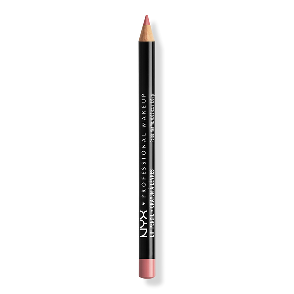 NYX Professional Makeup Slim Lip Pencil Creamy Long-Lasting Lip Liner, Rose, 0.04 oz