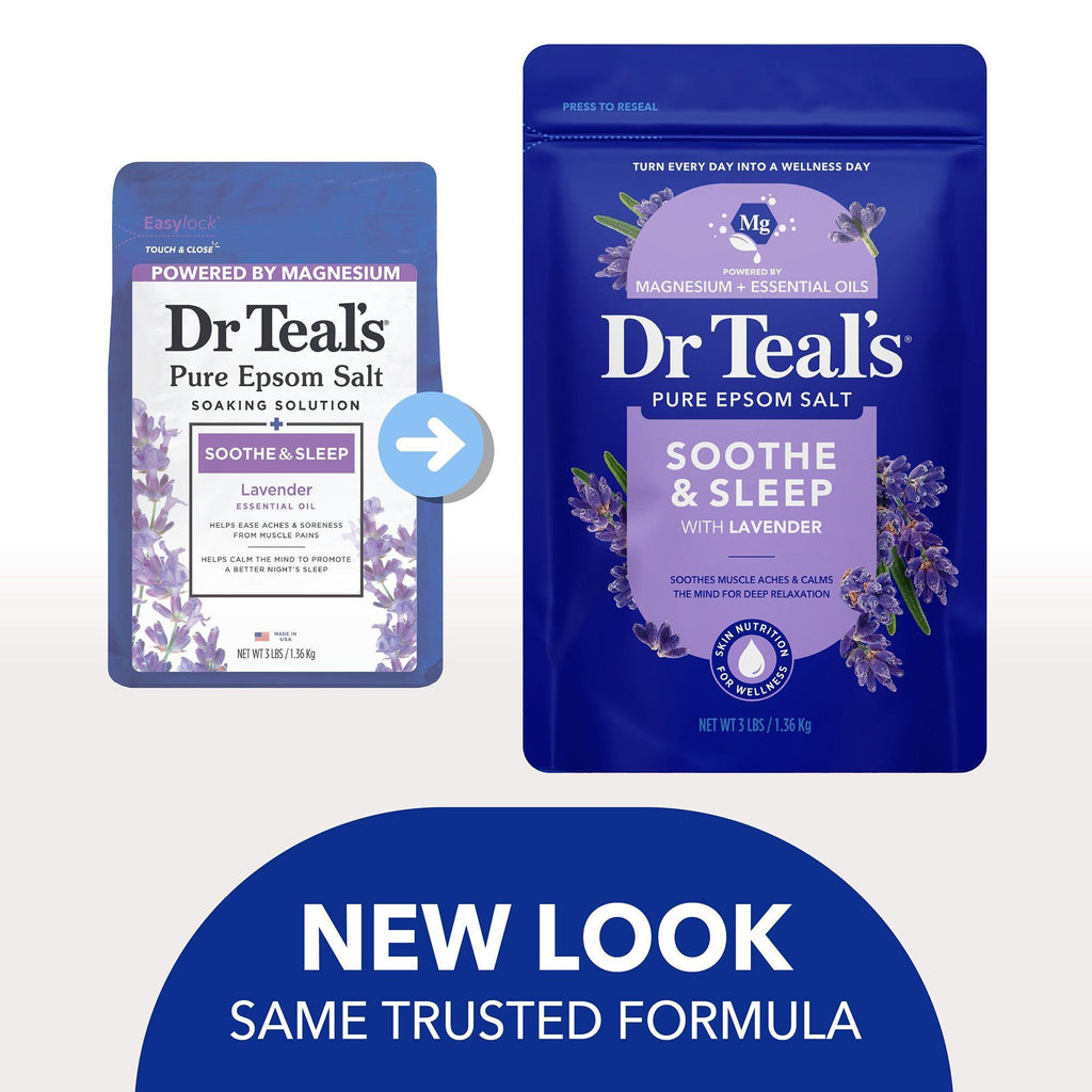 Soothe & Sleep with Lavender Pure Epsom Salt Soaking Solution