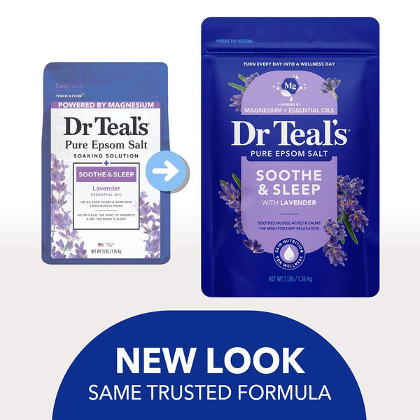 Soothe & Sleep with Lavender Pure Epsom Salt Soaking Solution