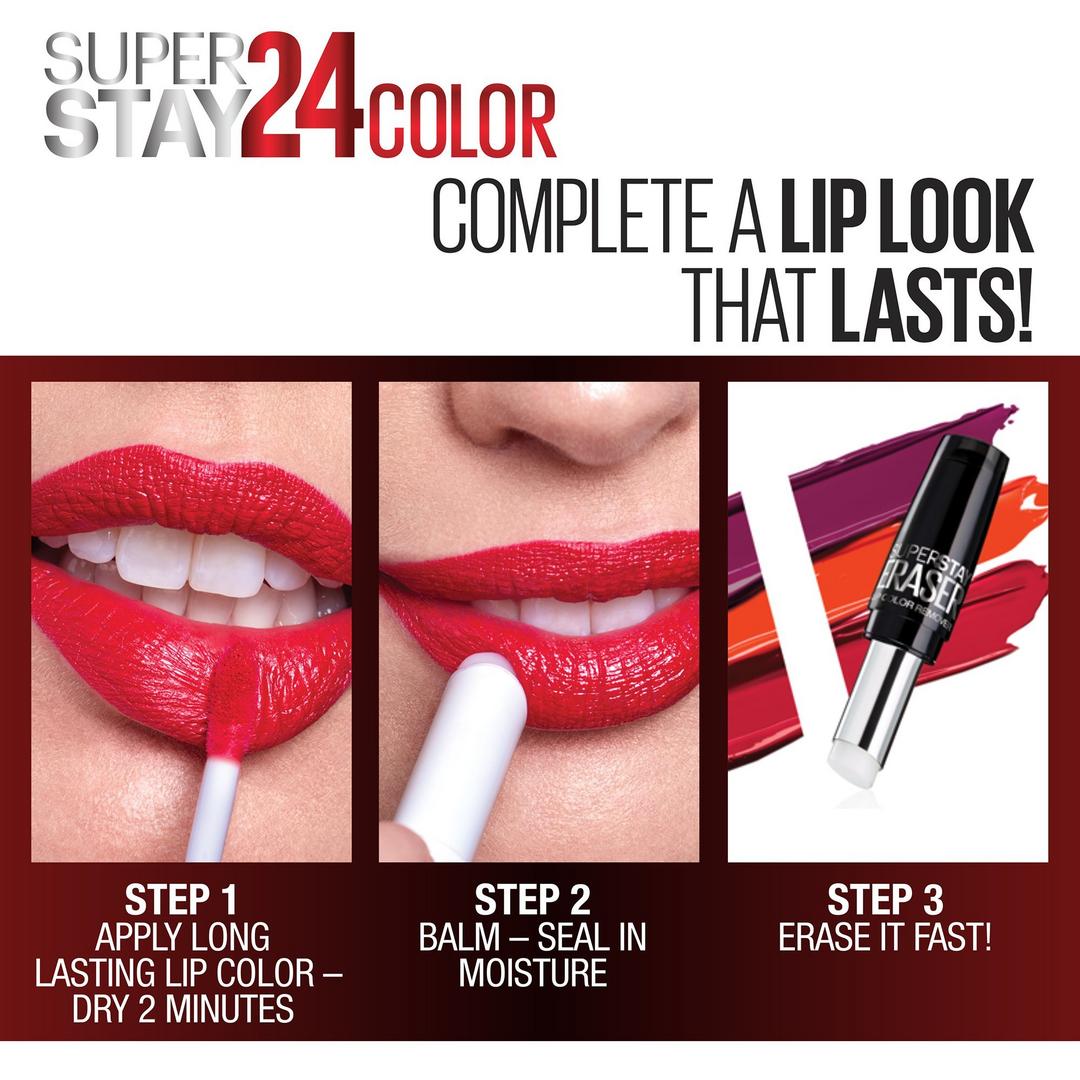 Maybelline SuperStay 24 Liquid Lipstick, So Pearly Pink, 0.14 oz