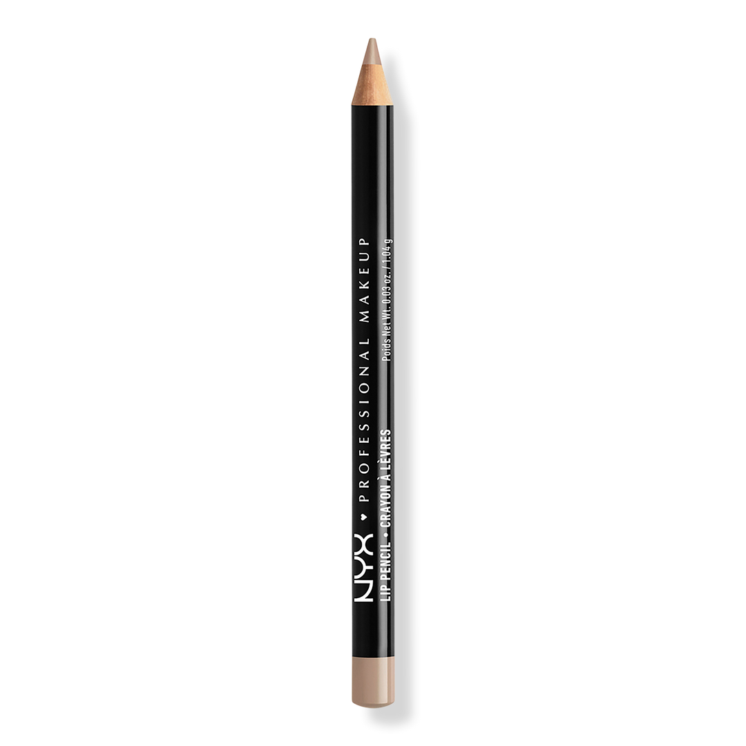 NYX Professional Makeup Slim Lip Pencil Creamy Long-Lasting Lip Liner, Nude Beige, 0.04 oz