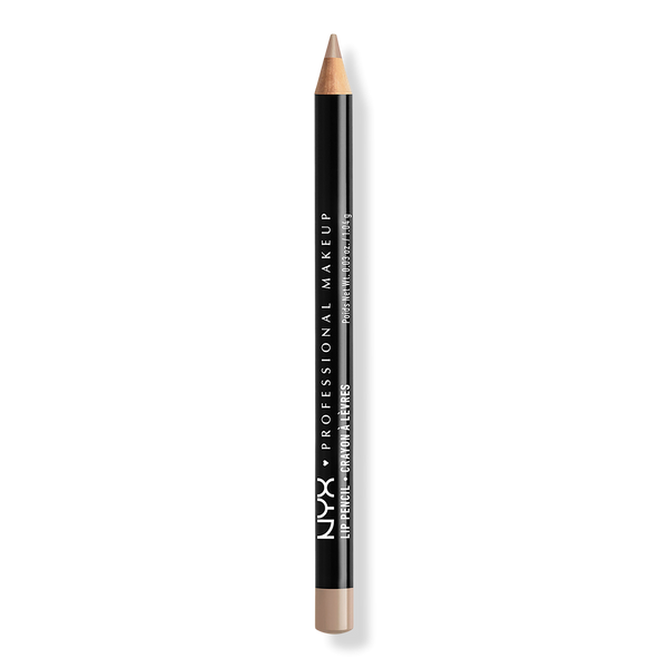 NYX Professional Makeup Slim Lip Pencil Creamy Long-Lasting Lip Liner, Nude Beige, 0.04 oz