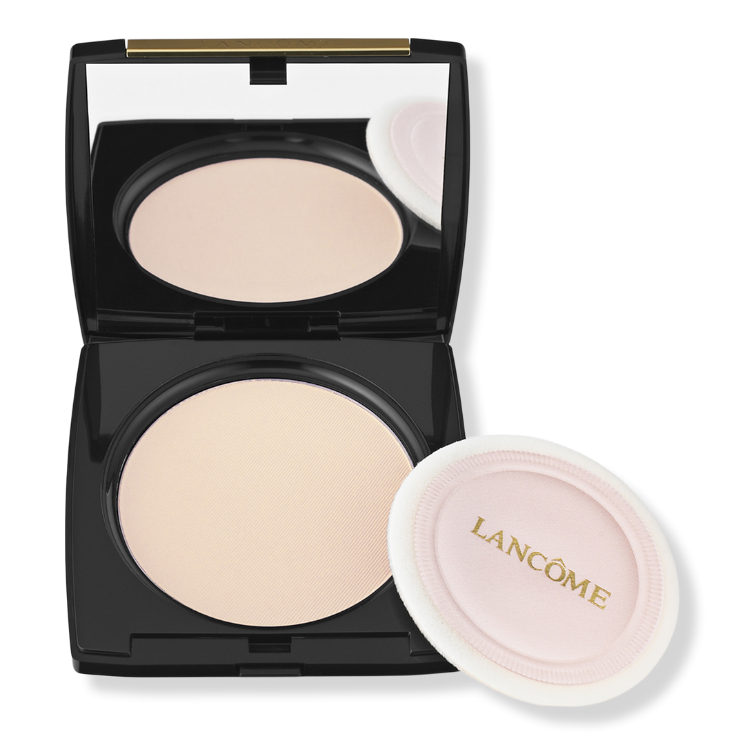 Lancôme Dual Finish Multi-Tasking Lightweight Pressed Powder Foundation, 130 Versatile Porcelaine Divoire I, 0.67 oz