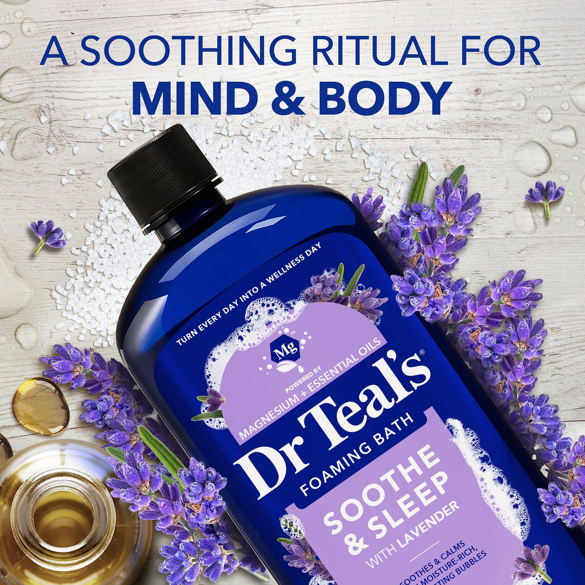 Soothe & Sleep Foaming Bath with Lavender & Pure Epsom Salt