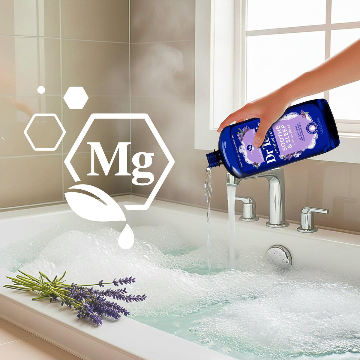 Soothe & Sleep Foaming Bath with Lavender & Pure Epsom Salt