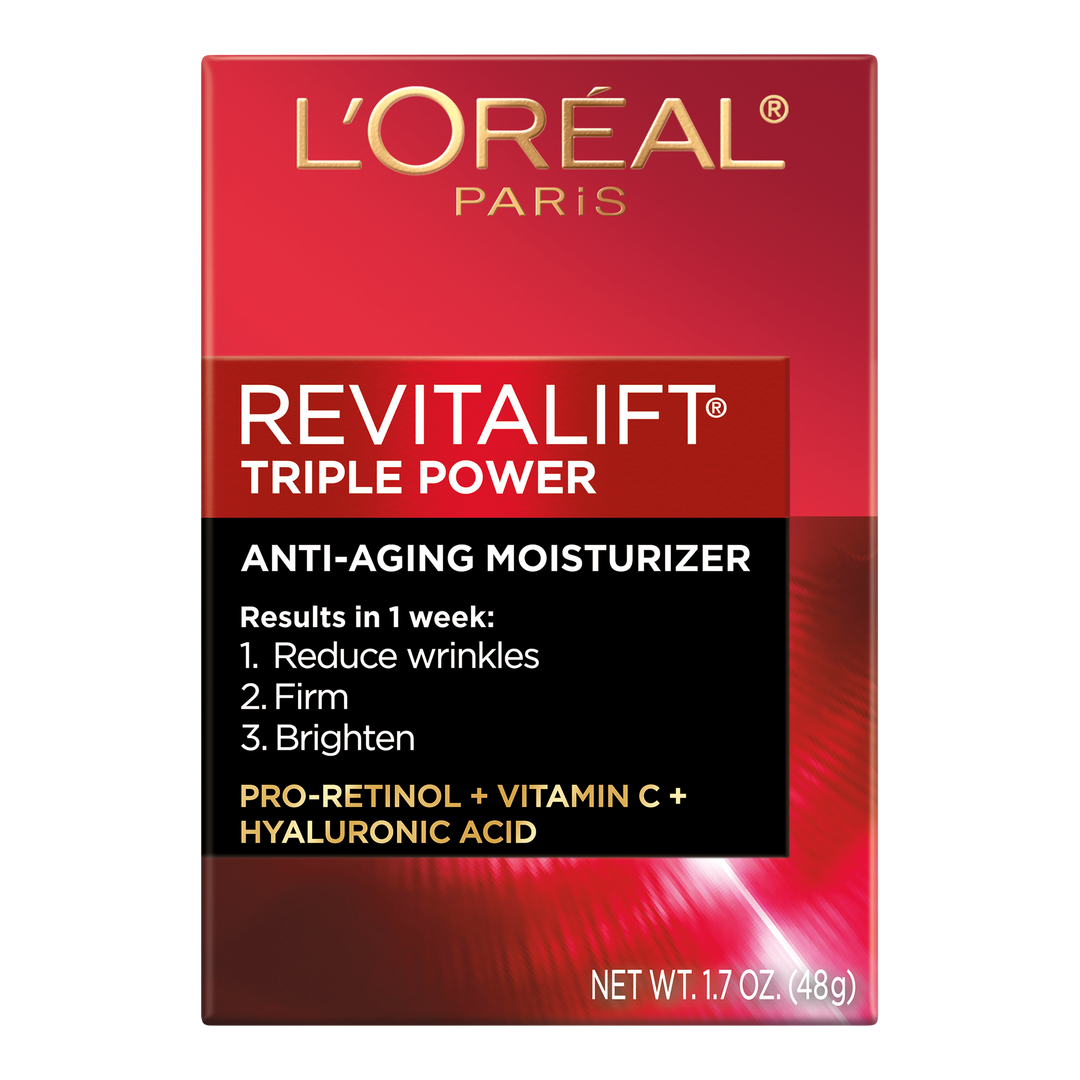 L'Oréal Revitalift Triple Power Anti-Aging Face Moisturizer, 1.7 oz