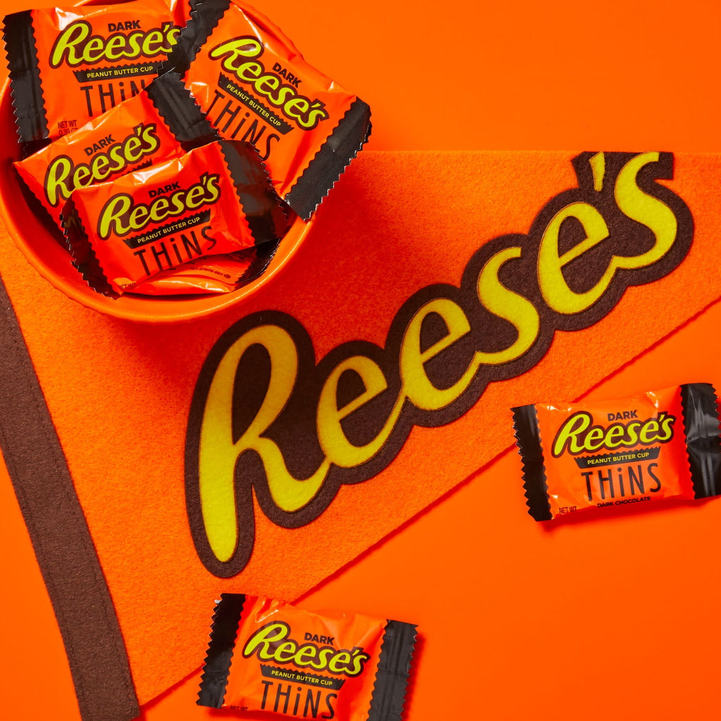 Reese's Thins Dark Chocolate Peanut Butter Cups Candy, Share Pack 7.37 oz
