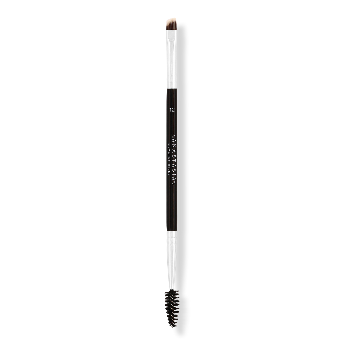 Dual-Ended Firm Angled Eyebrow Brush #12