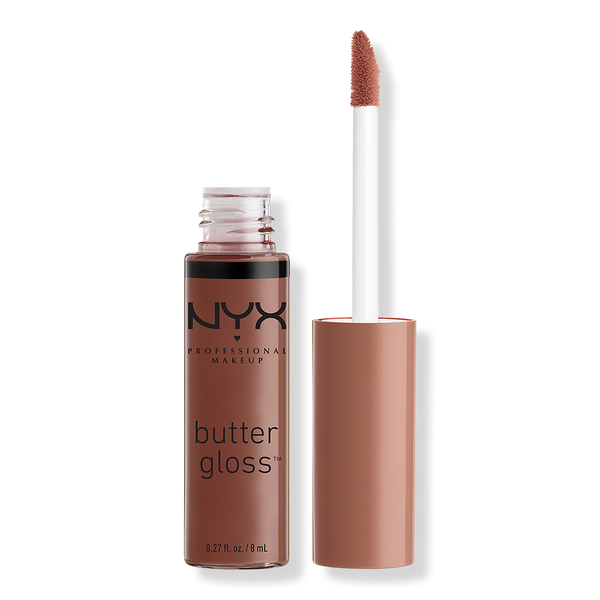 NYX Professional Makeup Butter Gloss Non-Sticky Lip Gloss, Ginger Snap, 0.27 oz