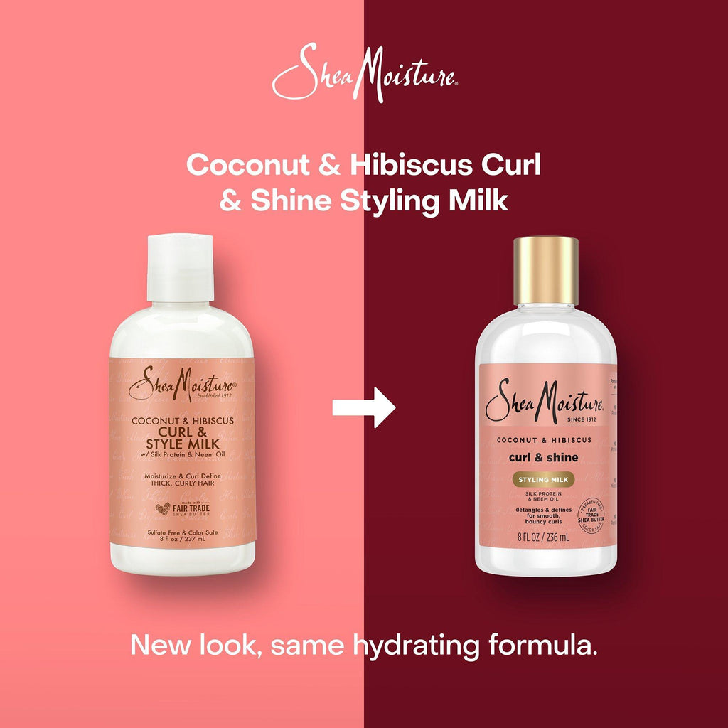 Coconut & Hibiscus with Silk Protein & Neem Oil Curl & Style Milk
