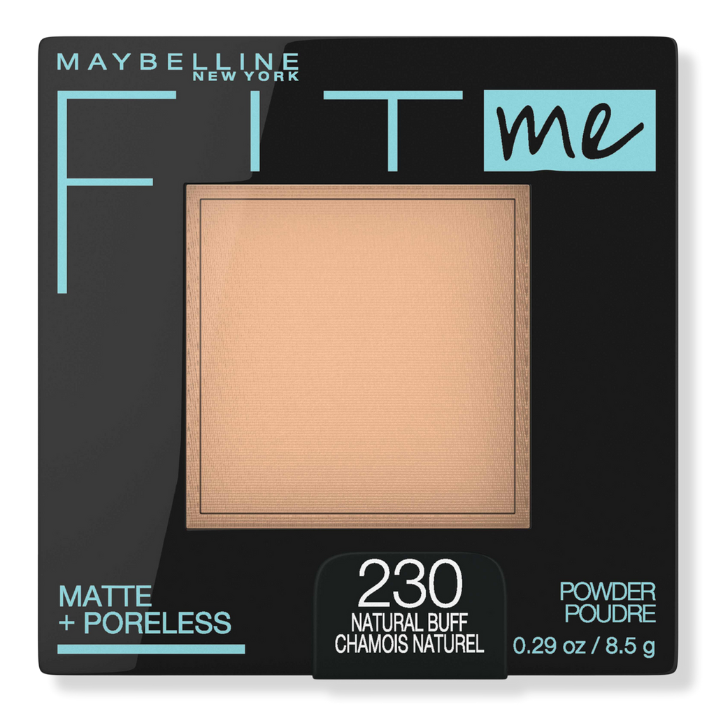 Maybelline Fit Me Matte + Poreless Powder, Natural Buff, 0.29 oz
