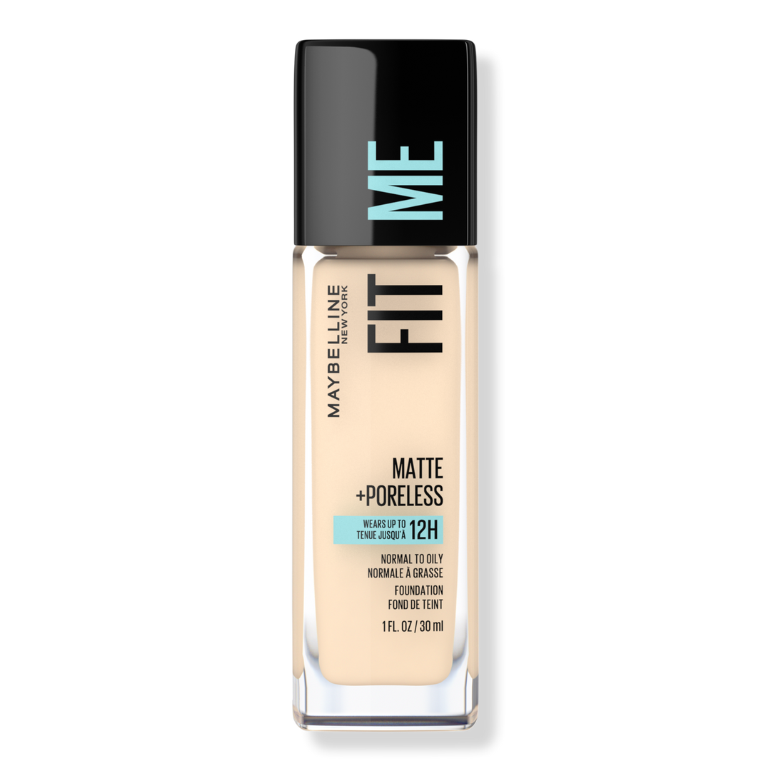 Maybelline Fit Me Matte + Poreless Liquid Foundation, Porcelain 110, 1 oz