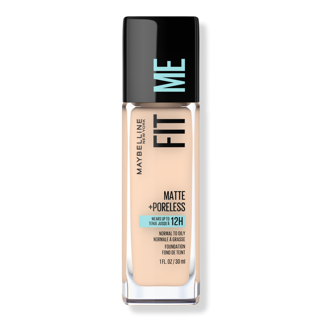 Maybelline Fit Me Matte + Poreless Liquid Foundation, Natural Ivory 112, 1 oz