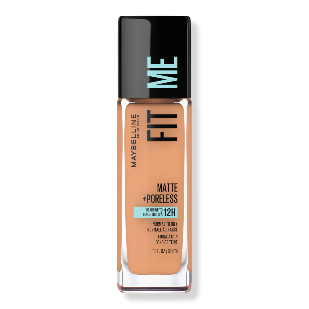 Maybelline Fit Me Matte + Poreless Liquid Foundation, Warm Honey 322, 1 oz