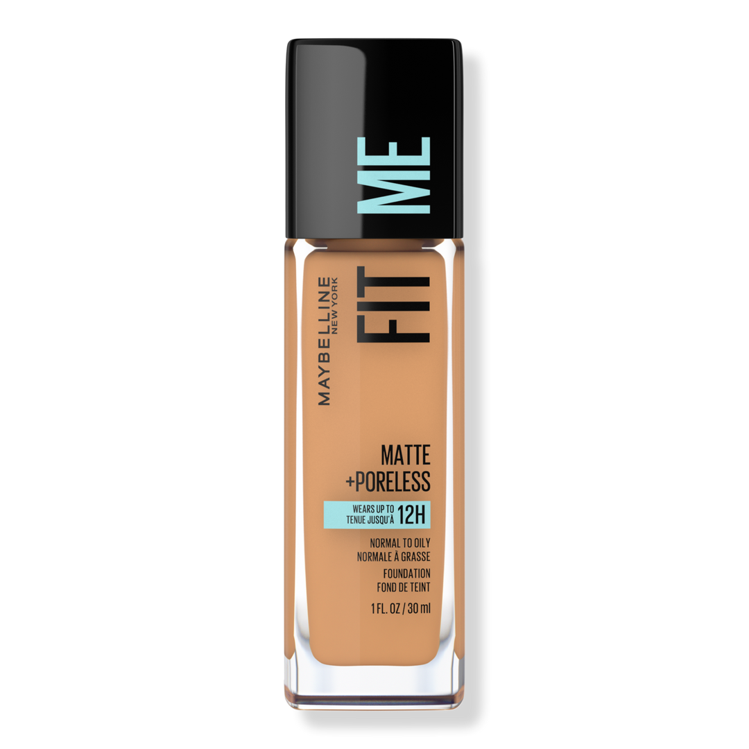 Maybelline Fit Me Matte + Poreless Liquid Foundation, Toffee 330, 1 oz