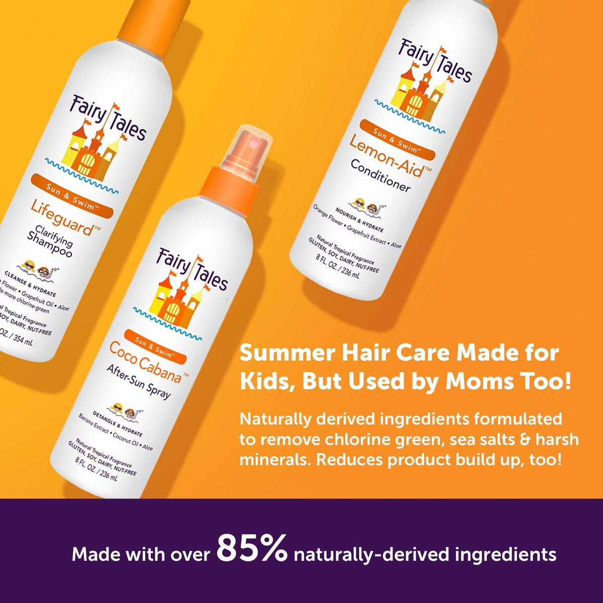Sun & Swim Shampoo, Conditioner, and Spray Travel Kit