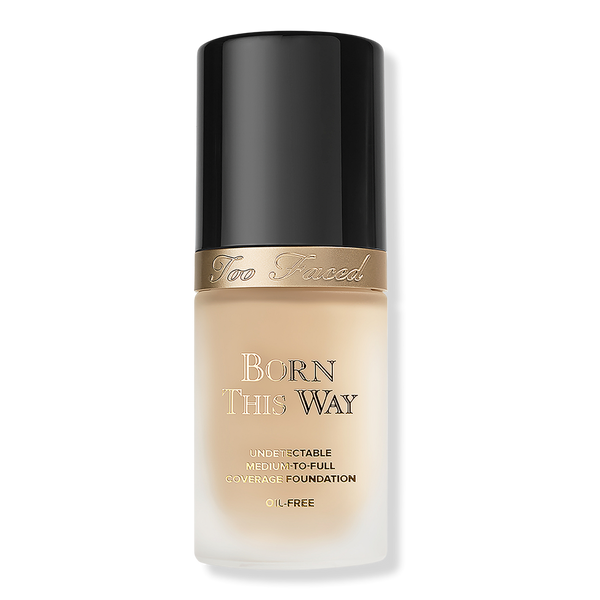 Too Faced Born This Way Undetectable Medium-to-Full Coverage Foundation, Vanilla, 1 oz