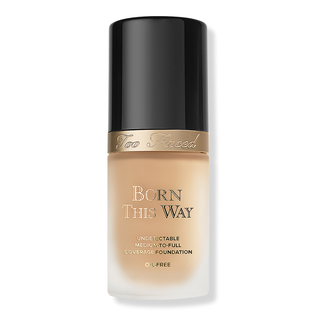 Too Faced Born This Way Undetectable Medium-to-Full Coverage Foundation, Natural Beige, 1 oz