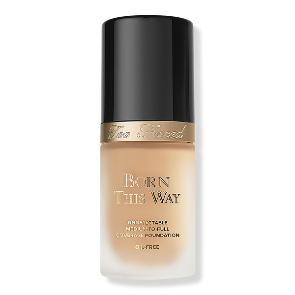 Too Faced Born This Way Undetectable Medium-to-Full Coverage Foundation, Natural Beige, 1 oz