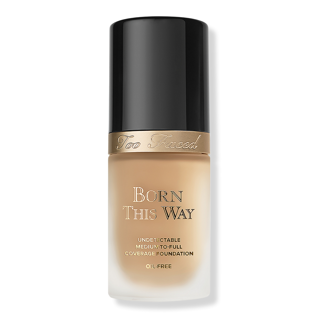 Too Faced Born This Way Undetectable Medium-to-Full Coverage Foundation, Warm Beige, 1 oz