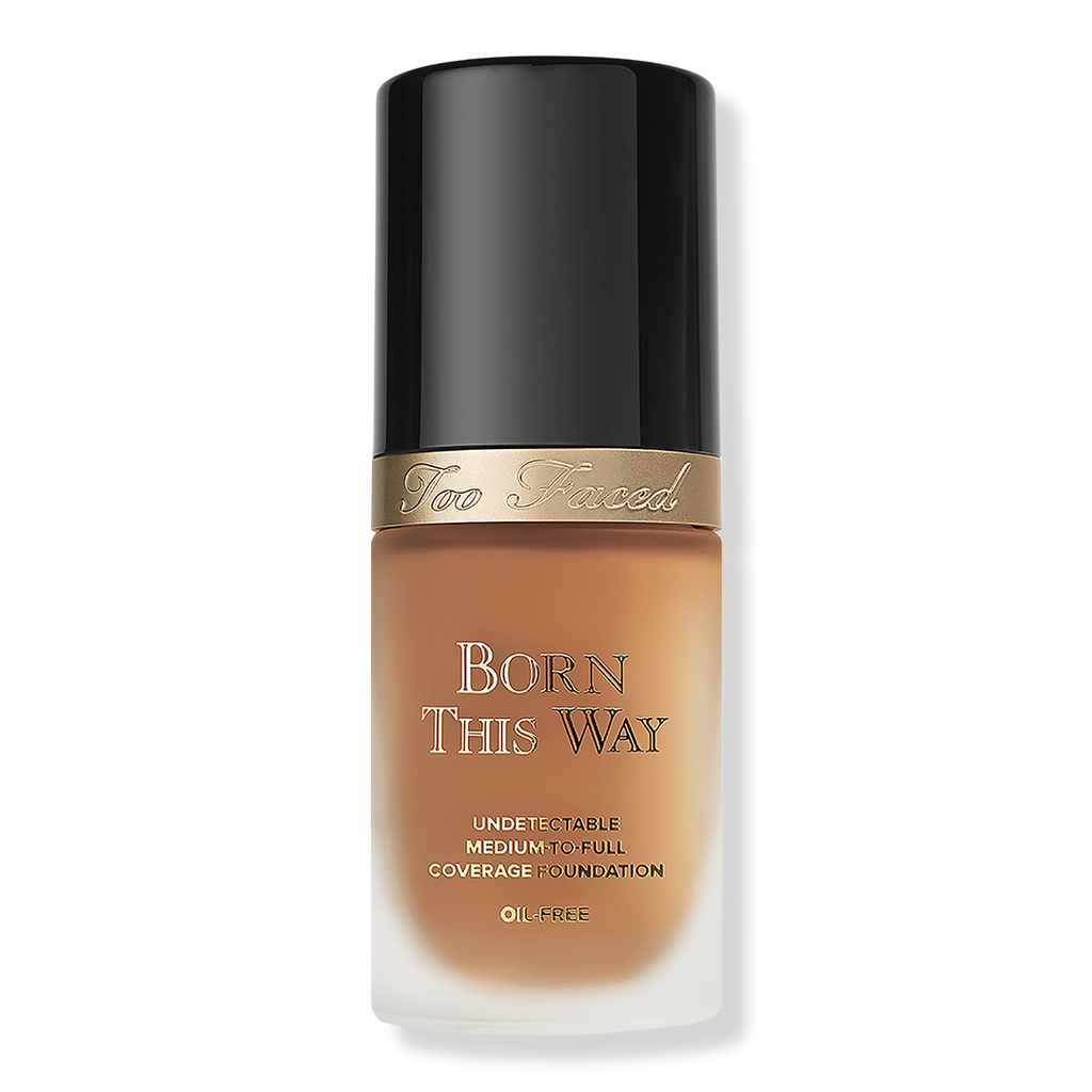 Too Faced Born This Way Undetectable Medium-to-Full Coverage Foundation, Caramel, 1 oz