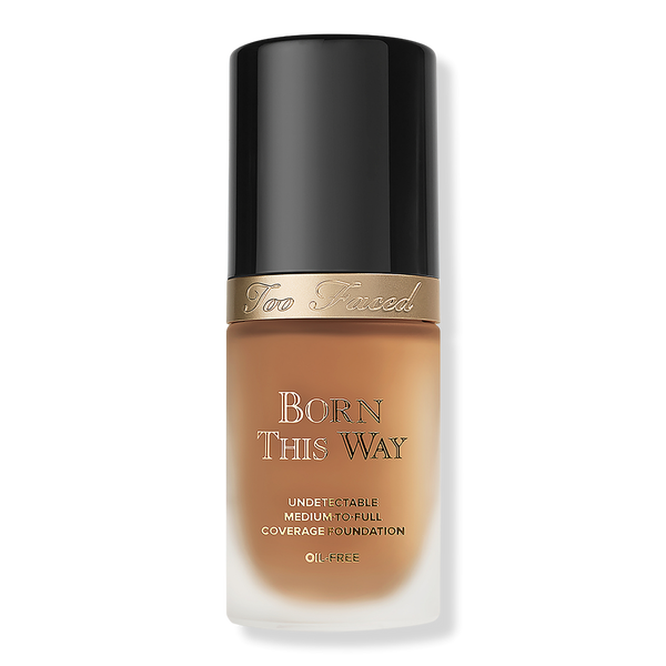 Too Faced Born This Way Undetectable Medium-to-Full Coverage Foundation, Caramel, 1 oz