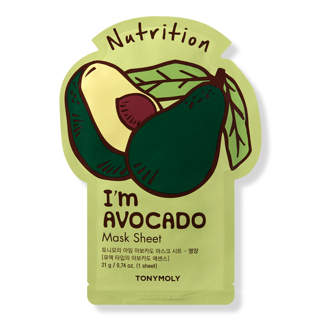TONYMOLY I'm Real Avocado Mask Sheet, 0.71 oz