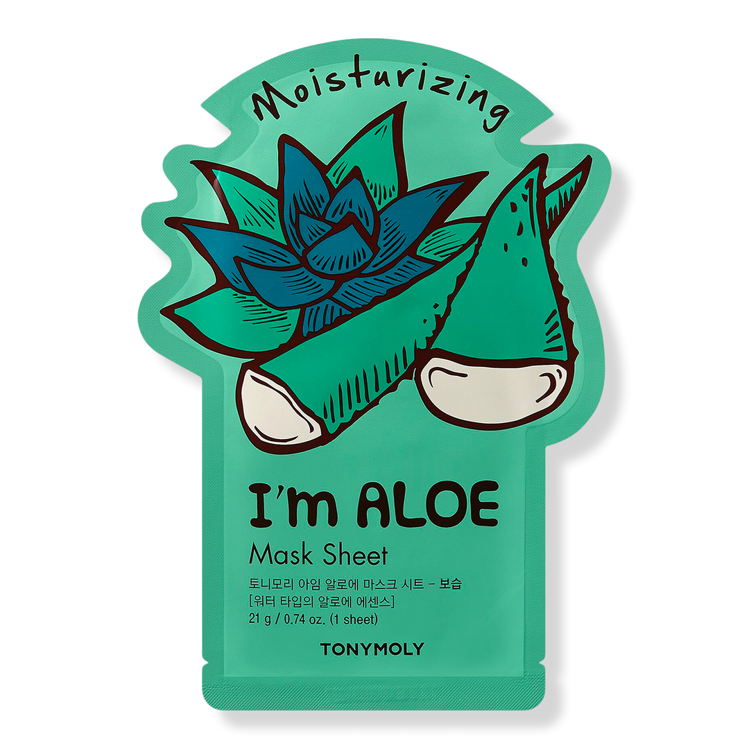 TONYMOLY I'm Real Aloe Mask Sheet, 0.71 oz