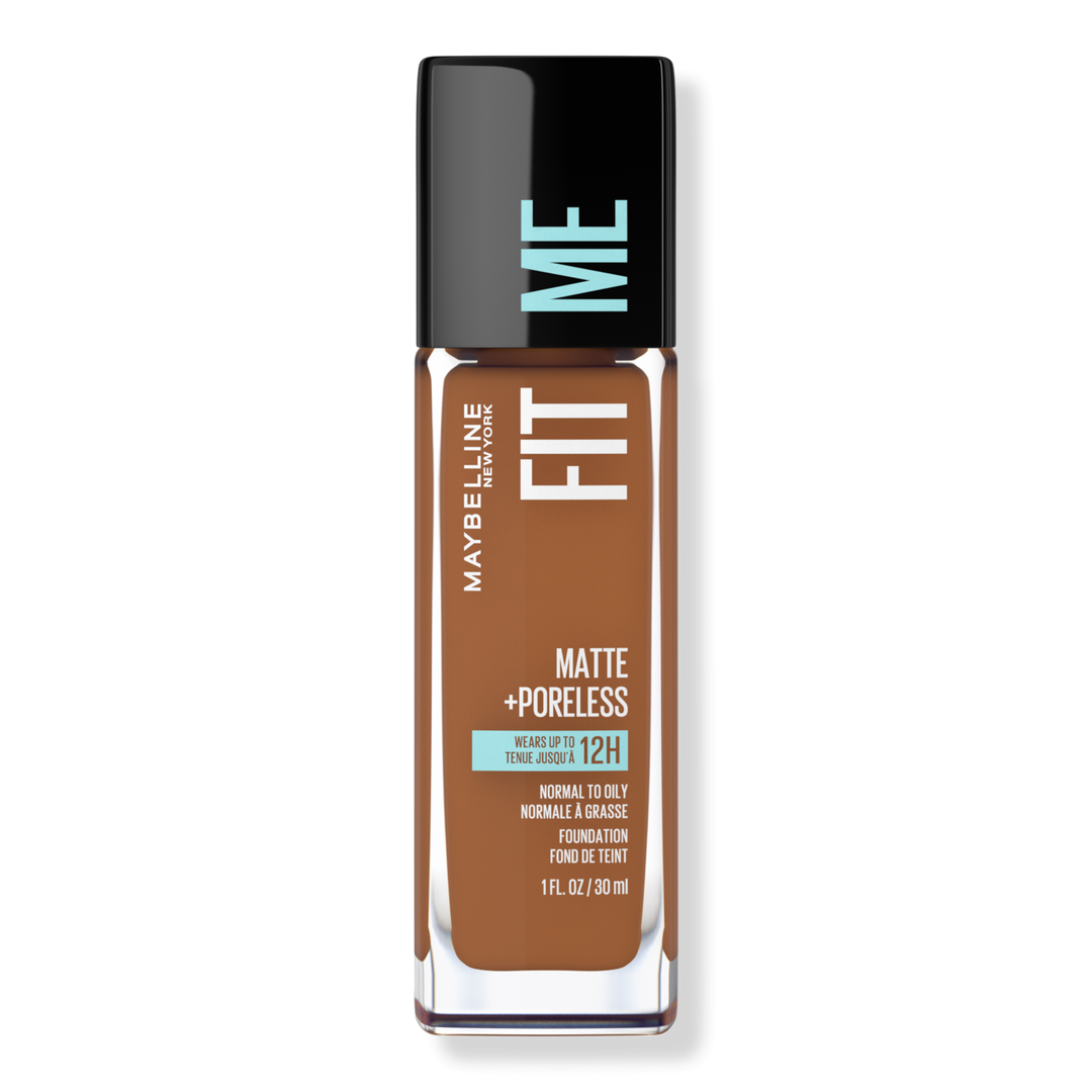 Maybelline Fit Me Matte + Poreless Liquid Foundation, Mocha 360, 1 oz