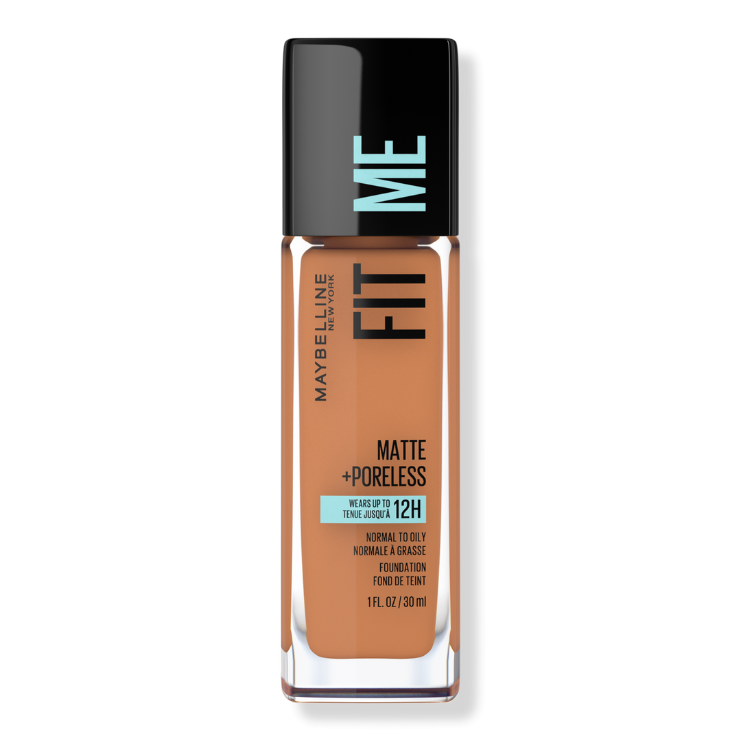 Maybelline Fit Me Matte + Poreless Liquid Foundation, Classic Tan 335, 1 oz