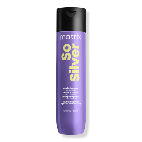 Matrix Total Results So Silver Purple Shampoo for Blonde Hair, 10.1 oz