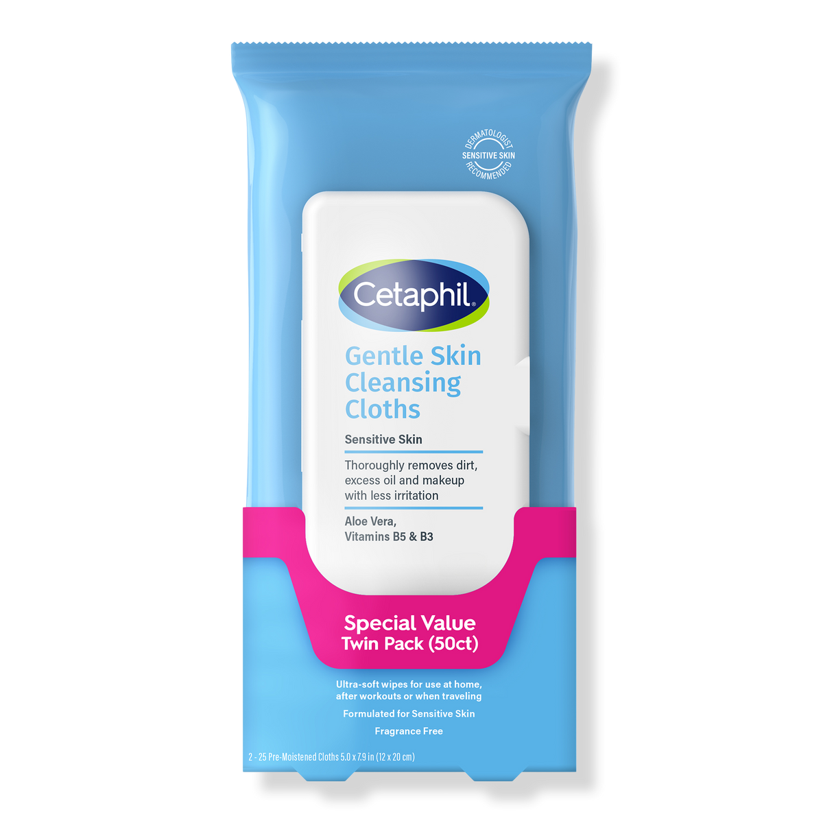 Gentle Skin Cleansing Cloths Twin Pack